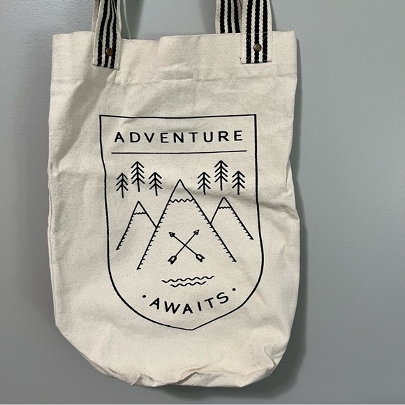 Danica Studio Adventure Awaits Cotton Canvas Tote - Picture 3 of 9